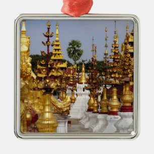 Asia, Myanmar (Burma), Bagan (Pagan). The Shwe 5 Metal Ornament