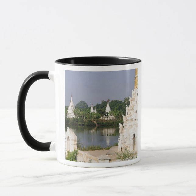 Asia, Myanmar (Burma), Mandalay. A buddhist Mug (Left)