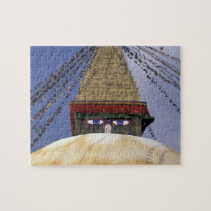 Asia, Nepal, Kathmandu. Bouddhanath Stupa. 2 Jigsaw Puzzle