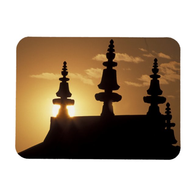 Asia, Nepal, Kathmandu. Bouddhanath Stupa. Magnet (Horizontal)