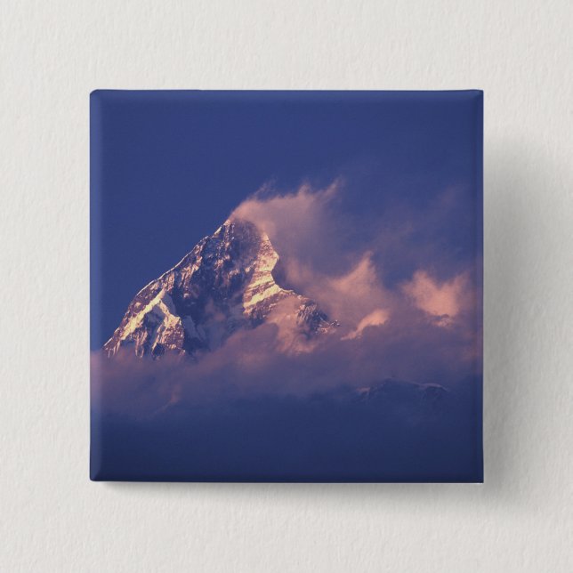 Asia, Nepal. Machhapuchhare Button (Front)