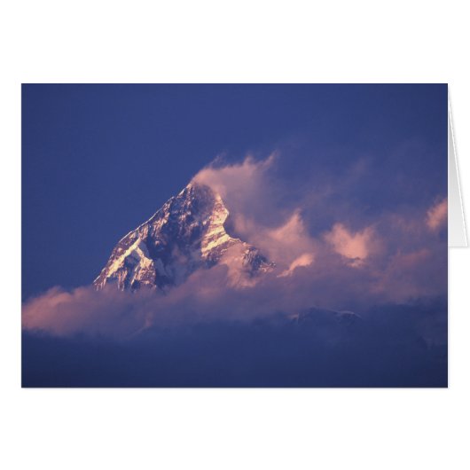 Asia, Nepal. Machhapuchhare Cards (Front Horizontal)