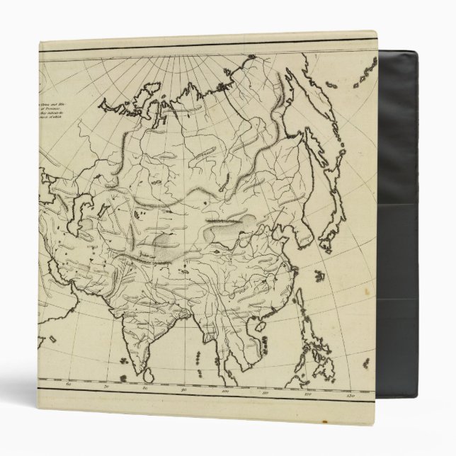 Asia outline map binder (Front/Inside)