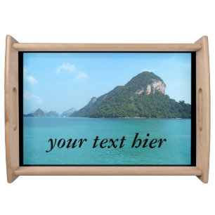 asia sea in thailand serving tray