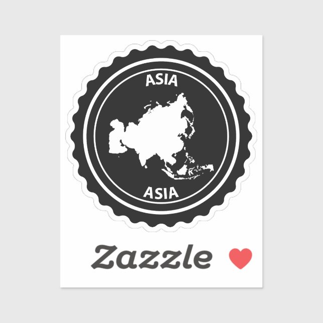 Asia Sticker (Sheet)