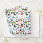 Asia | Symbols Pattern Pocket Folder