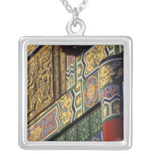 Asia, Taiwan, Taipei. The Grand Hotel, main Silver Plated Necklace