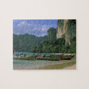 Asia, Thailand, Krabi. West Railay Beach, Jigsaw Puzzle