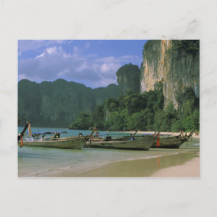 Asia, Thailand, Krabi. West Railay Beach, Postcard
