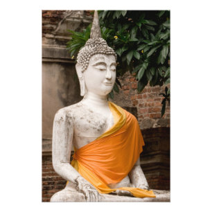 Asia, Thailand, Siam, Buddha at Ayutthaya 2 Photo Print