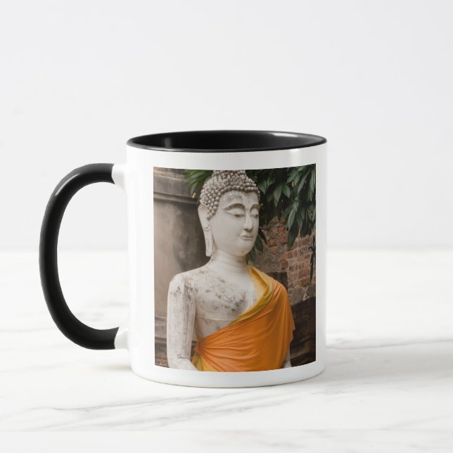 Asia, Thailand, Siam, Buddha at Ayutthaya Mug (Left)
