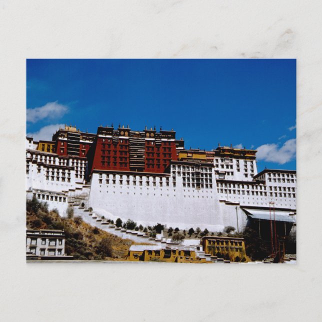 Asia, Tibet, Lhasa, Potala Palace aka Red 2 Postcard (Front)