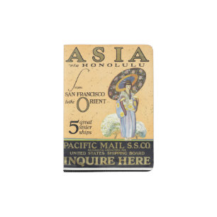 Asia via Honolulu from San Francisco to the Orient Passport Holder