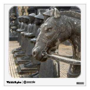 Asia, Vietnam. Figurines and horse statues Wall Decal