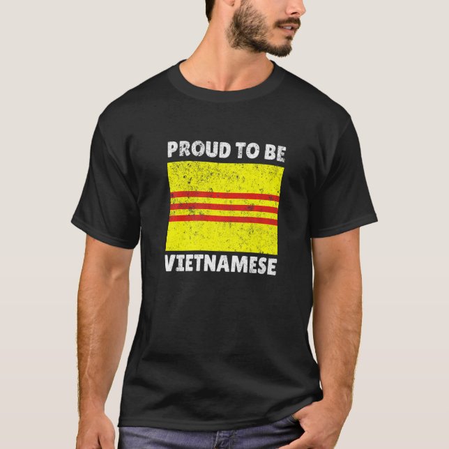 Asia Vietnamese Vietnam Viet Kieu Pride Proud Stro T-Shirt (Front)