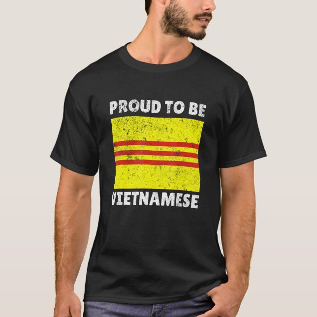 Asia Vietnamese Vietnam Viet Kieu Pride Proud Stro T-Shirt (Front)