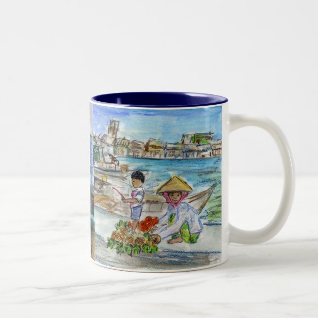 Asia Water Market Mug (Right)