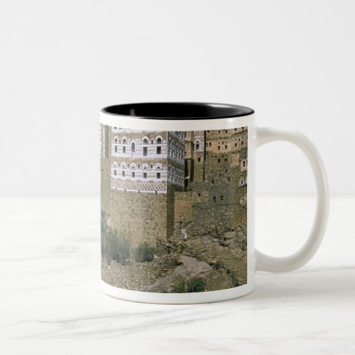 Asia Yemen Al Hajjara Buildings and only Two_Tone Coffee Mug