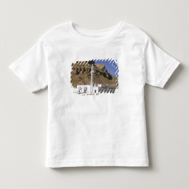 Asia, Yemen, Tarim. White mosque. Toddler T-shirt (Front)