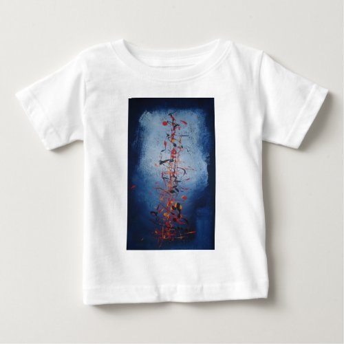 Asian Abstract Art Baby T_Shirt