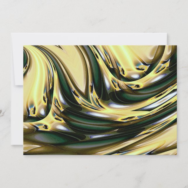 Asian Abstract Art Invitations (Front)