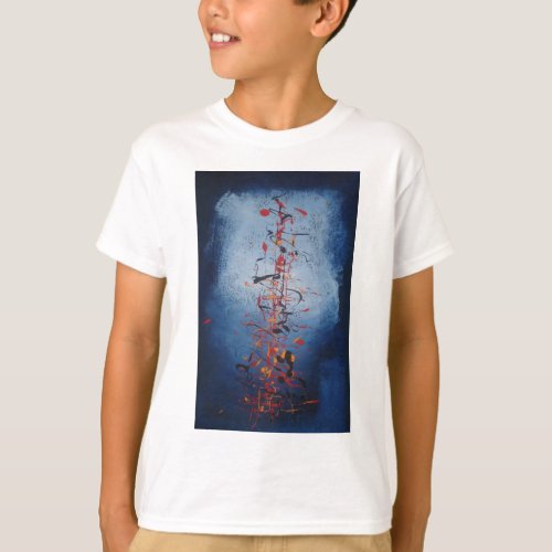 Asian Abstract Art T_Shirt