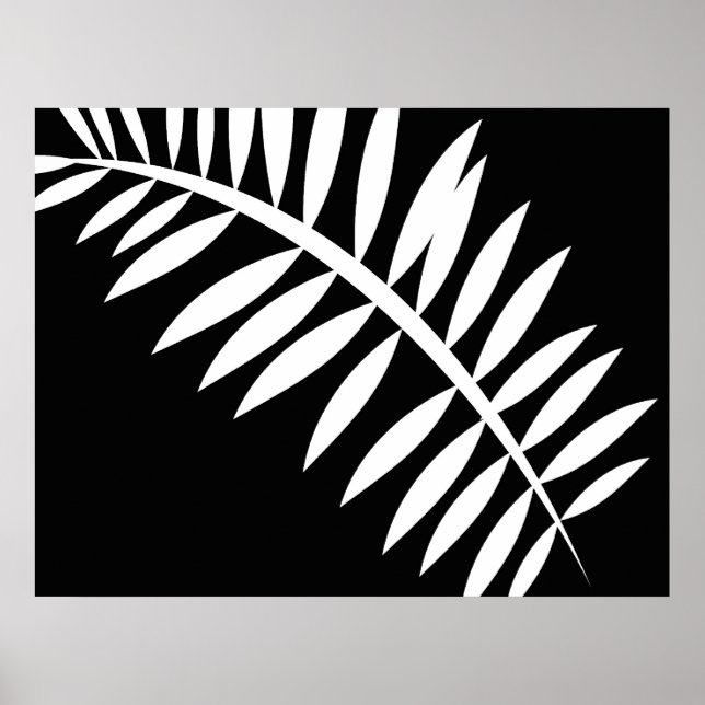 Asian Abstract Leaf 1 Poster (Front)