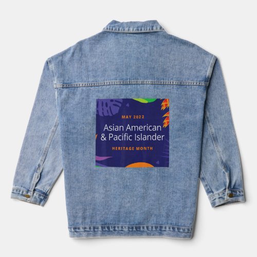 Asian American And Pacific Islander Heritage Month Denim Jacket