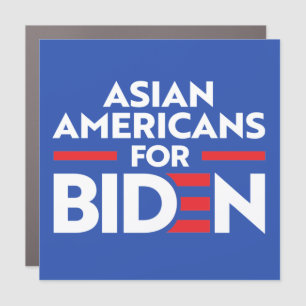 ASIAN AMERICANS FOR JOE BIDEN CAR MAGNET