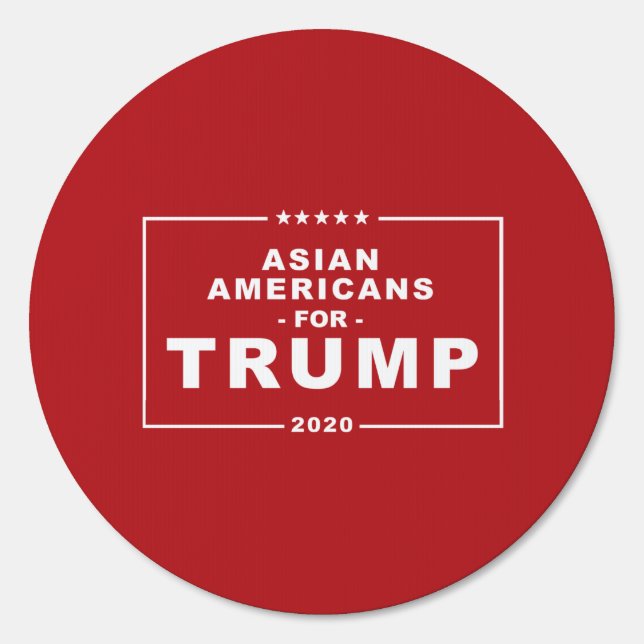 ASIAN AMERICANS FOR TRUMP 2020 SIGN (Front)