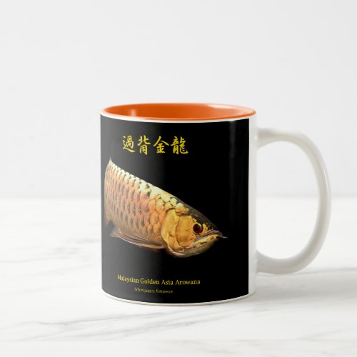 Asian Arowana Two_Tone Coffee Mug