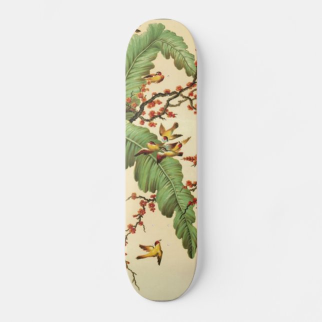 Asian Art Illustration Skateboard Deck (Front)