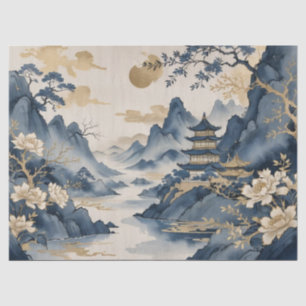 Asian Art Print  Tissue Paper