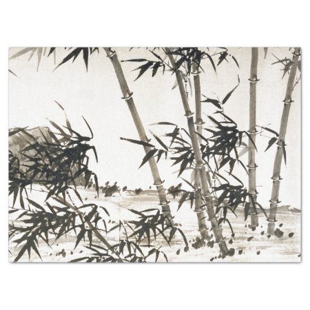 Asian Bamboo Leaves Chang Chinese Tissue Paper