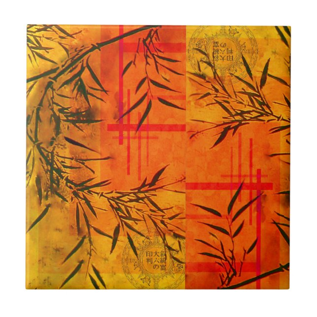 Asian Bamboo Wall tile (Front)