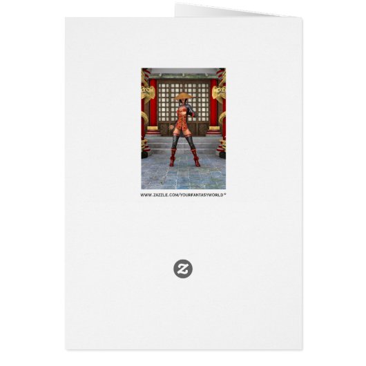 Asian Battle Woman (Back)