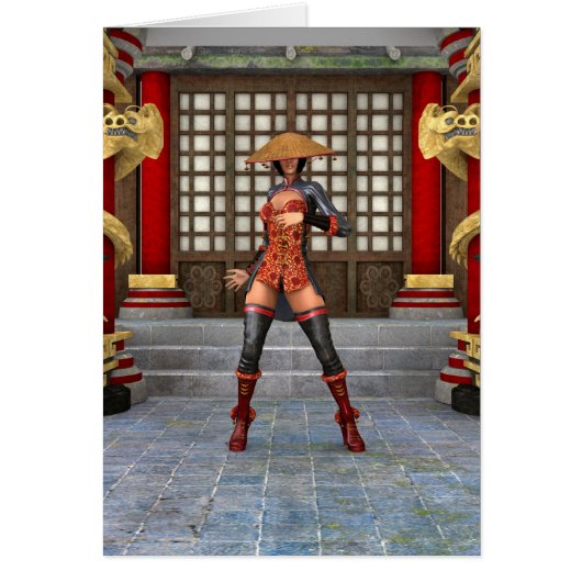 Asian Battle Woman (Front)