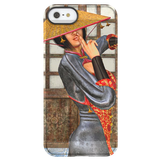 Asian Battle Woman Uncommon iPhone Case (Back)