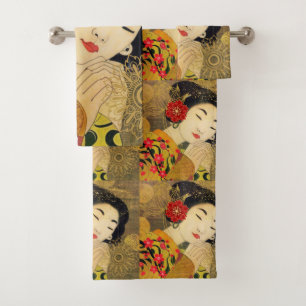 Asian Beauty Bath Towel Set