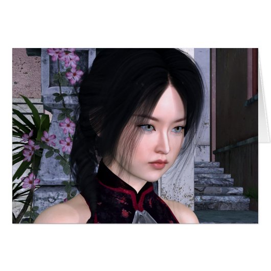 Asian Beauty Cards (Front Horizontal)