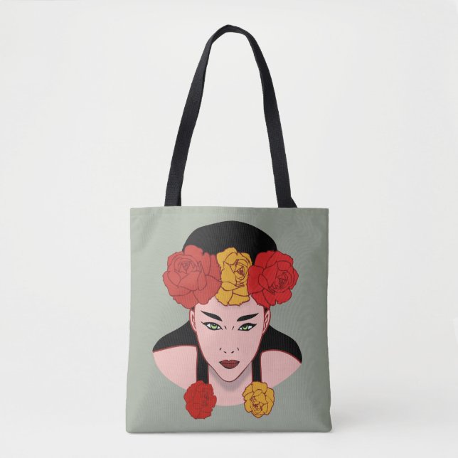 Asian Beauty Tote Bag (Front)