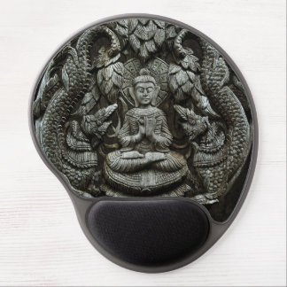 Asian Buddha Statue Gel Mouse Pad
