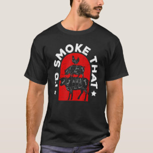 Asian Butcher Cook Cooking Chef I'd Smoke That T-Shirt