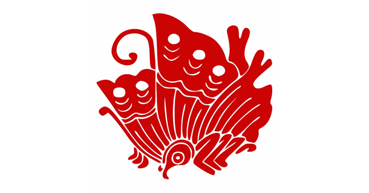 Asian Butterfly Japanese Kamon Design Cutout Zazzle