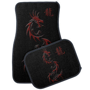 Asian, Chinese,Mythical Dragon, Year of the Dragon Car Mat