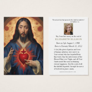 Asian Chinese Sacred Heart Jesus Funeral Prayer