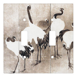 Asian Crane Birds Animals Light Switch Cover
