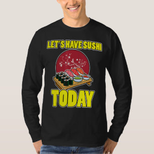Asian diner food sushi sushiman sashimi Japan Rice T-Shirt
