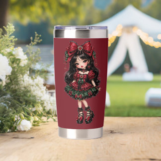 asian doll glam doll insulated tumbler