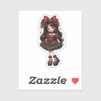 asian doll glam doll sticker